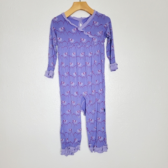 Kickee Pants Other - Kickee Pants Kamono Romper Mountain Goats Size 18 - 24 Months